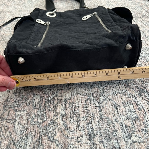Baggallini Black Quilted Florence Tote Bag travel work pockets - Picture 14 of 15